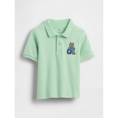 GAP Baby polo tričko Brannan Bear Zelená – Zboží Dáma