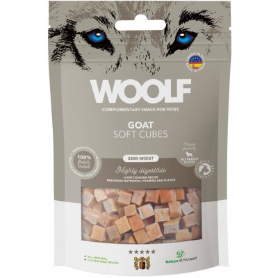 WOOLF Soft Cubes Goat kozí monoprotein 100 g