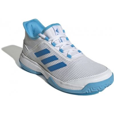 Adidas Adizero Club k Jr - cloud white/blue rush/sky rush – Zboží Dáma