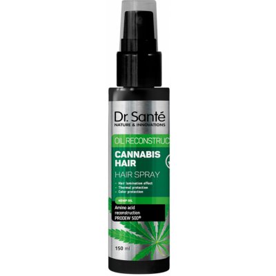 Dr. Santé Cannabis Hair Spray vlasový sprej na slabé a poškozené vlasy s konopným olejem 150 ml