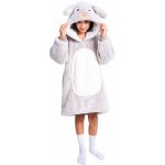 Cozy Noxxiez Králík hřejivá televizní mikinová deka s kapucí – Zboží Mobilmania
