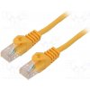 síťový kabel Lanberg PCU5-20CC-0100-O Patch, U/UTP, 5e, lanko, CCA, PVC, 1m, oranžový