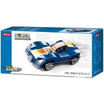Sluban B0801E Natahovací auto Červený sporťák – Zboží Dáma