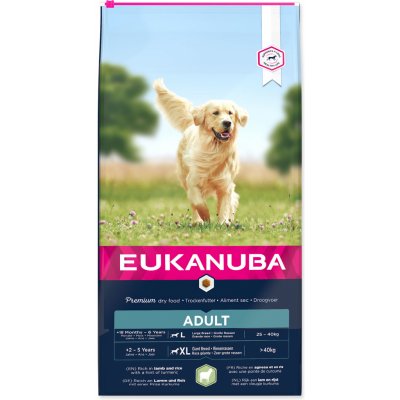 Eukanuba Adult Large Lamb & Rice 12 kg – Zboží Mobilmania