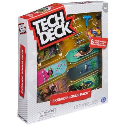 Tech Deck skateshop 6ks s příslušenstvím Toy Machine – Zboží Mobilmania