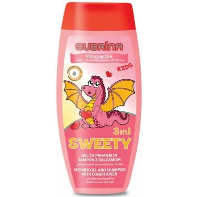 Subrina Dětský sprchový gel a šampon s kondicionérem Sweety 250 ml – Hledejceny.cz