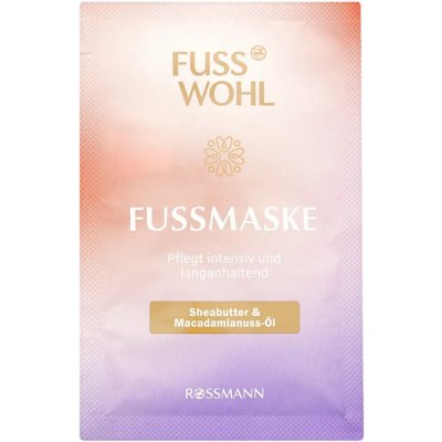 Fusswohl Maska na chodidla s bambuckým máslem 15 ml – Zboží Mobilmania