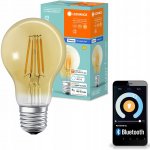 Ledvance Chytrá LED filamentová žárovka SMART+ BT, E27, A55, 6W, 725lm, 2400K, teplá bílá, jantarová SMART+ BLUETOOTH – Hledejceny.cz