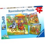 RAVENSBURGER Rytířský turnaj 3 x 49 dílků – Sleviste.cz