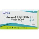 CorDx 4v1 kombinovaný test Covid-19/Chřipka A+B/ RS virus 1x 600 ks – Zboží Dáma