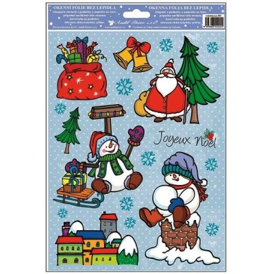 Anděl Okenní fólie Merry Christmas 30x20cm motiv 2 – Hledejceny.cz
