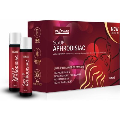 SexUP Afrodiziakum pro muže i ženy 5x25ml – Zboží Dáma