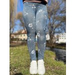 Dámské bambusové legíny modré BH80-3.02 – Zboží Dáma