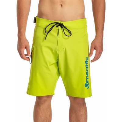 Meatfly pánské plavky Mitch Boardshorts 21" Lime