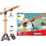 Dickie stavební jeřáb Mega Crane 120 cm na kabel – Zboží Dáma