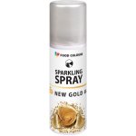 Food Colours Potravinářské barvivo ve spreji New Gold Zlaté profesionální 50 ml – Zboží Mobilmania