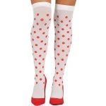 Fiestas Guirca Puntíkované červeno bílé nadkolenky – Zboží Dáma