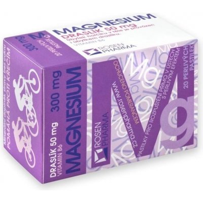 Rosen Magnesium perlivé pastilky 300 mg 20 ks – Hledejceny.cz