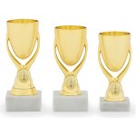 Pohár EKONOM výška 15 cm zlatý – Sleviste.cz