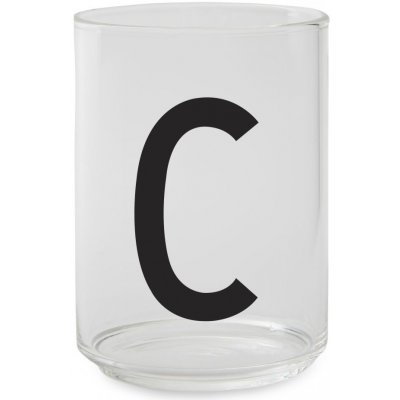 DESIGN LETTERS Sklenička s písmenem Letters C čirá barva sklo 350 ml