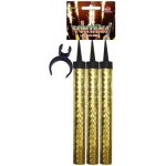 RAPPA Fontána párty zlatá 40 sek 12 cm – Zboží Dáma