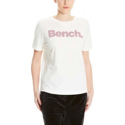 BENCH Core Logo T-Shirt August WH11210 Snow White – Zboží Mobilmania