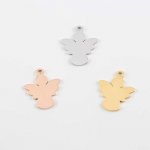 Přívěsek andílek z chirurgické oceli 3 barevné varianty - Povrchová úprava Zlatá galvanizace TC 456 – Zboží Mobilmania