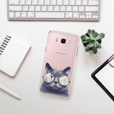 Pouzdro iSaprio Crazy Cat 01 - Samsung Galaxy J5 2016 – Zboží Mobilmania