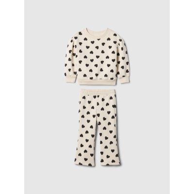 GAP Baby mikinový set Béžová Béžová – Zboží Dáma