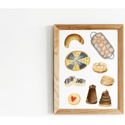 ePipí Plakát - Sladkosti Rozměr: A4 – Zboží Dáma