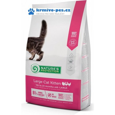 Nature's Protection Cat Dry Large Kitten 2 kg – Hledejceny.cz