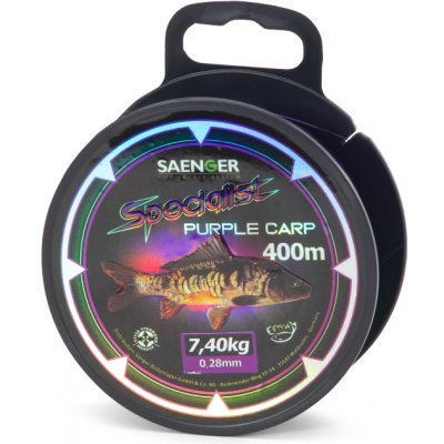 Saenger Carp fialová 400 m 0,25 mm – Zboží Mobilmania