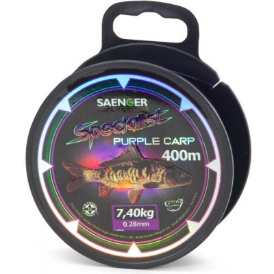 Saenger Carp fialová 400 m 0,25 mm – Hledejceny.cz