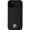 Pouzdro a kryt na mobilní telefon Apple DKNY Repeat Pattern Stack Logo kryt s MagSafe pro iPhone 15 Plus - černý 57983120128