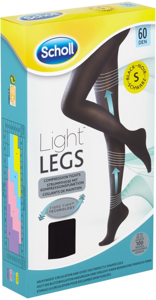 Scholl kompresivní Light Legs 60 DEN kompresní punčochové kalhoty černé od  338 Kč - Heureka.cz