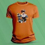 Sandratex dětské tričko s potiskem Roblox skejťak 3 Oranžová – Hledejceny.cz