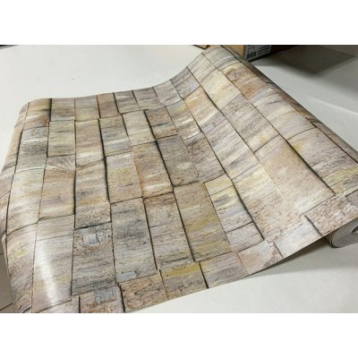 Gekkofix 13780 samolepící tapety dřevěné hranoly šedé 45 cm x 15 m