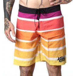 Pitcha Striper boardshort red/yellow