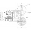 Čep řízení FEBI BILSTEIN Mech, pneumaticke odpruzeni 102721