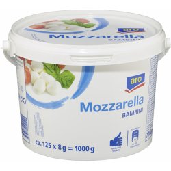 Aro Mozzarella Bambini chlaz 1000 g 8g