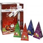 English Tea Shop Dárková krabička čajů Santa Claus s 12 pyramidkami – Zboží Dáma