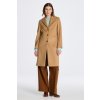 Dámský kabát Gant D1. Wool Blend Tailored Coat hnědý
