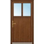 OknaDvereNaMiru.cz Vchodové dveře SLOUPKOVÉ Aronie ořech 105 x 200 cm – Hledejceny.cz