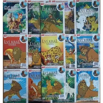 Velká kolekce Lví Král Simba DVD – Sleviste.cz