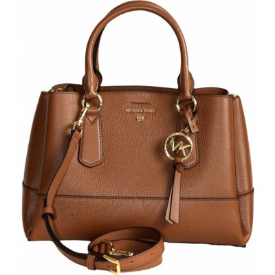 Michael Kors kožená kabelka Essex md luggage hnědá – Hledejceny.cz