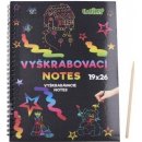 Škrábací  obrázek Wiky Vyškrabovací notes duhový 10 listů v sáčku