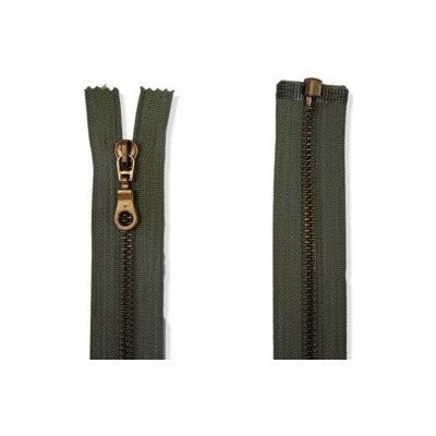 Zip st.mosaz KHAKI No6 2312XX – Zboží Mobilmania
