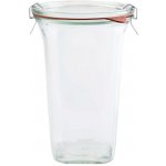 Via Delicia Hranatá sklenice Weck Quadro 100 mm 795ml – Sleviste.cz