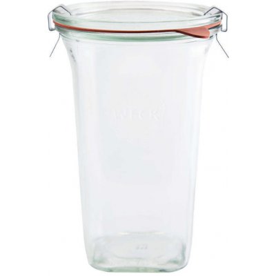 Via Delicia Hranatá sklenice Weck Quadro 100 mm 795ml – Sleviste.cz