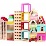 Bino Dřevěná stavebnice město – Zboží Živě